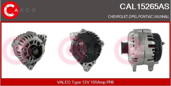 Casco CAL15265AS - Генератор autozip.com.ua