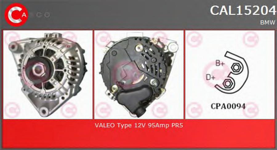 Casco CAL15204 - Генератор autozip.com.ua