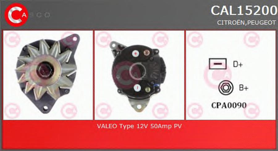 Casco CAL15200 - Генератор autozip.com.ua