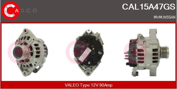 Casco CAL15A47GS - Генератор autozip.com.ua