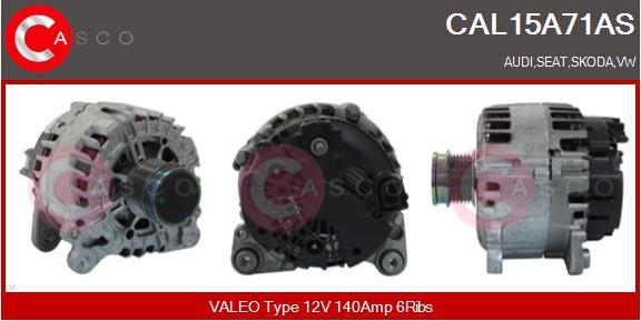 Casco CAL15A71AS - Генератор autozip.com.ua