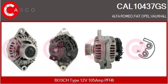 Casco CAL10437GS - Генератор autozip.com.ua