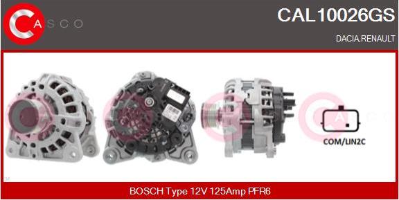 Casco CAL10026GS - Генератор autozip.com.ua