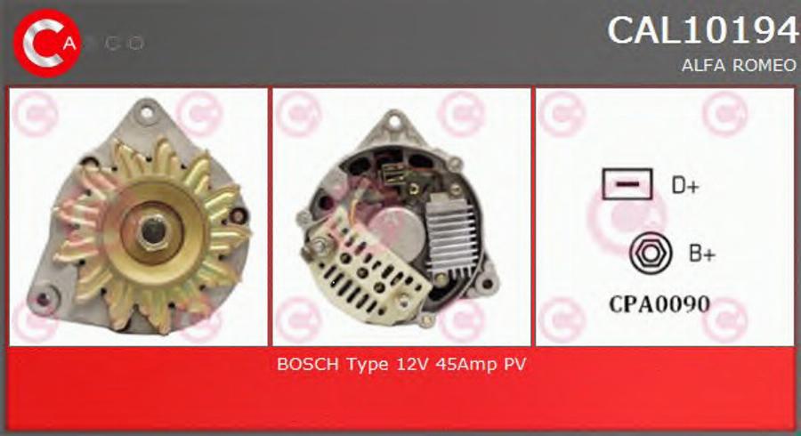 Casco CAL10194 - Генератор autozip.com.ua