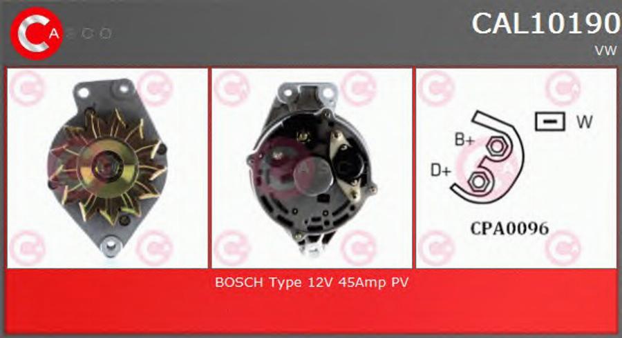 Casco CAL10190 - Генератор autozip.com.ua