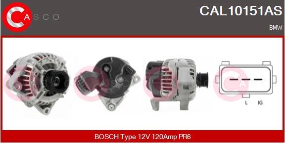 Casco CAL10151AS - Генератор autozip.com.ua