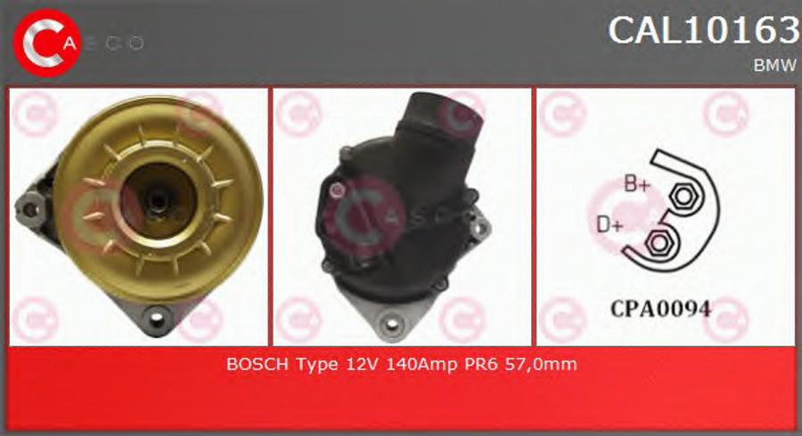 Casco CAL10163 - Генератор autozip.com.ua