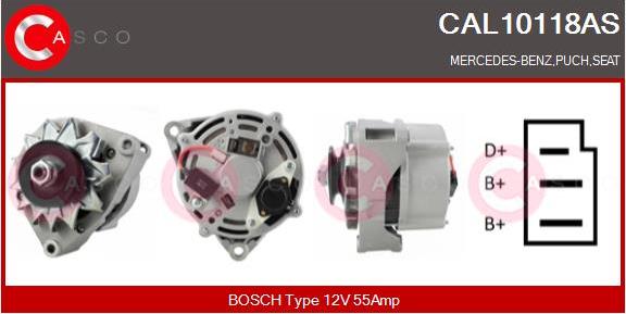 Casco CAL10118AS - Генератор autozip.com.ua