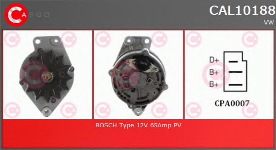 Casco CAL10188 - Генератор autozip.com.ua