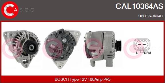 Casco CAL10364AS - Генератор autozip.com.ua