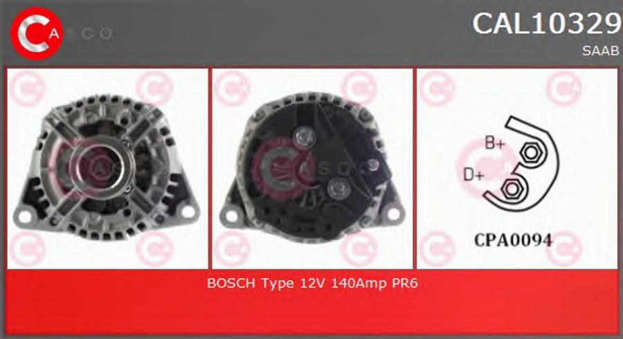 Casco CAL10329 - Генератор autozip.com.ua