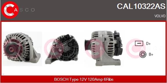 Casco CAL10322AS - Генератор autozip.com.ua