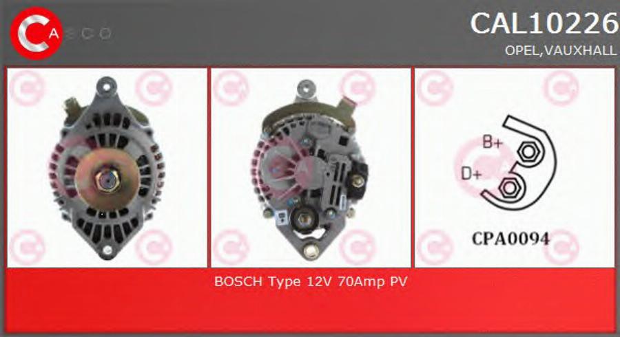 Casco CAL10226 - Генератор autozip.com.ua