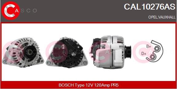 Casco CAL10276AS - Генератор autozip.com.ua