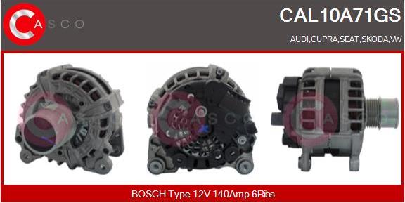 Casco CAL10A71GS - Генератор autozip.com.ua