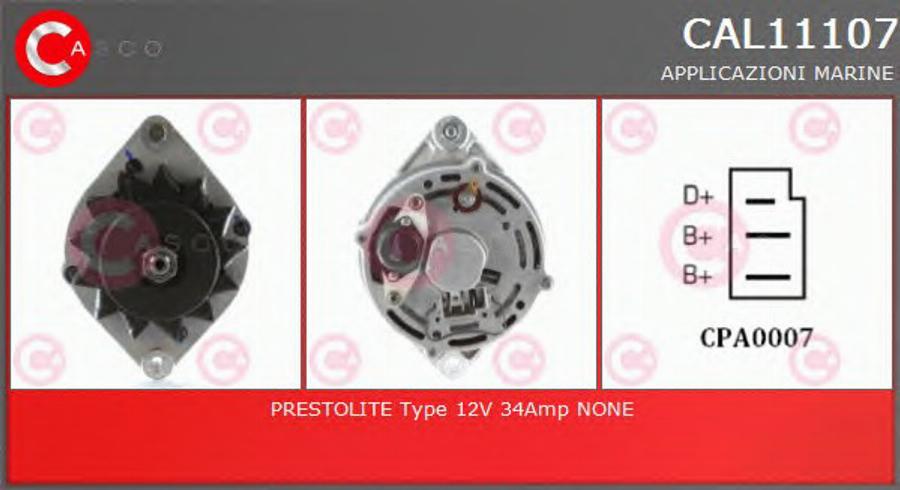Casco CAL11107 - Генератор autozip.com.ua