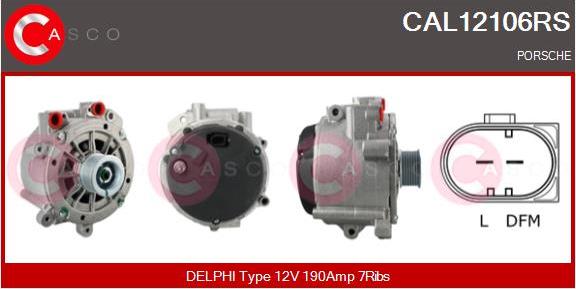 Casco CAL12106RS - Генератор autozip.com.ua