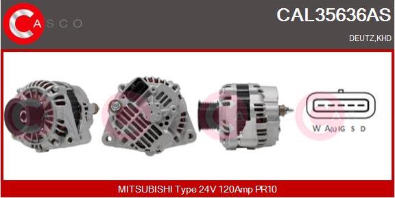 Casco CAL35636AS - Генератор autozip.com.ua