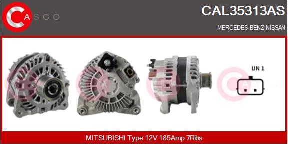 Casco CAL35313AS - Генератор autozip.com.ua