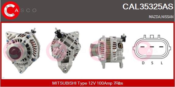 Casco CAL35325AS - Генератор autozip.com.ua