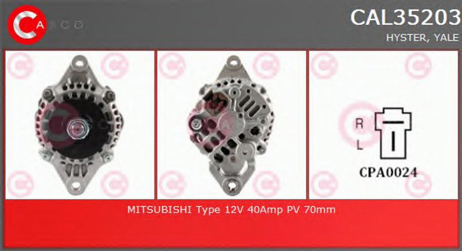 Casco CAL35203 - Генератор autozip.com.ua