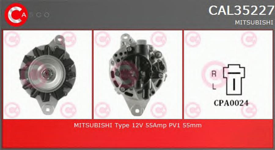 Casco CAL35227 - Генератор autozip.com.ua