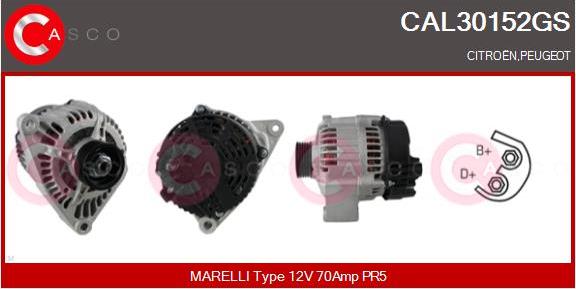 Casco CAL30152GS - Генератор autozip.com.ua