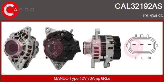 Casco CAL32192AS - Генератор autozip.com.ua