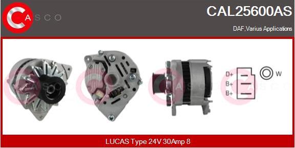 Casco CAL25600AS - Генератор autozip.com.ua