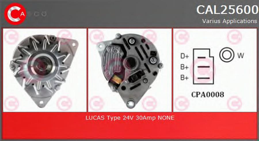 Casco CAL25600 - Генератор autozip.com.ua