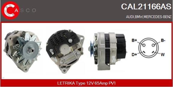 Casco CAL21166AS - Генератор autozip.com.ua