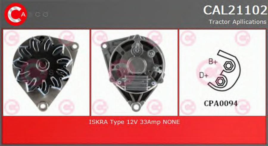 Casco CAL21102 - Генератор autozip.com.ua