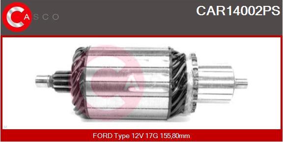 Casco CAR14002PS - Якір, стартер autozip.com.ua