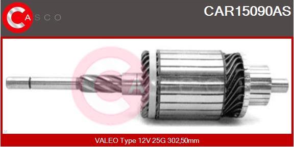 Casco CAR15090AS - Якір, стартер autozip.com.ua