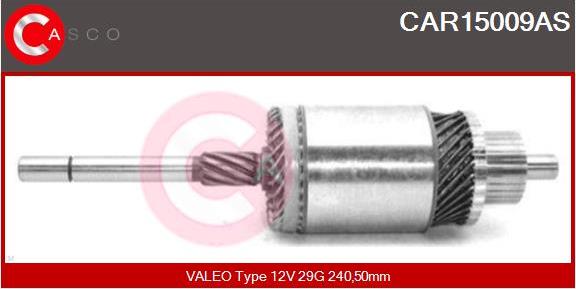 Casco CAR15009AS - Якір, стартер autozip.com.ua