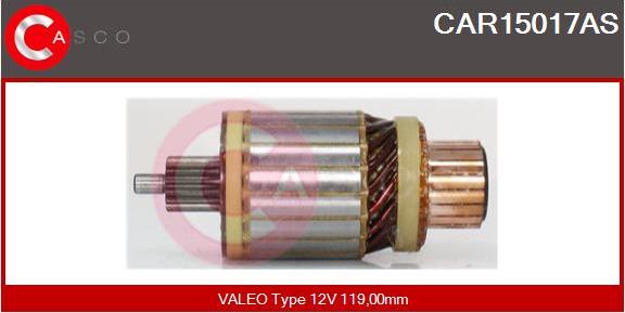 Casco CAR15017AS - Якір, стартер autozip.com.ua