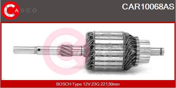 Casco CAR10068AS - Якір, стартер autozip.com.ua