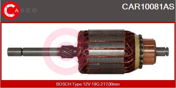 Casco CAR10081AS - Якір, стартер autozip.com.ua