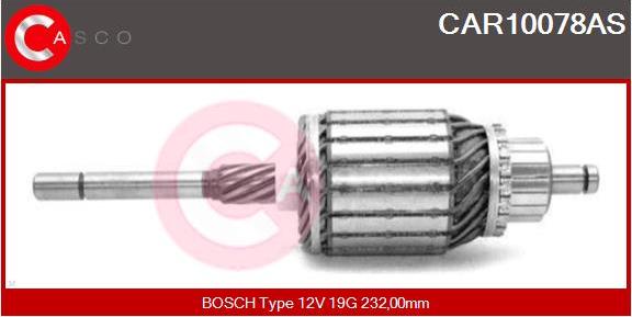 Casco CAR10078AS - Якір, стартер autozip.com.ua