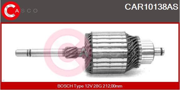 Casco CAR10138AS - Якір, стартер autozip.com.ua