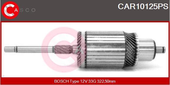 Casco CAR10125PS - Якір, стартер autozip.com.ua
