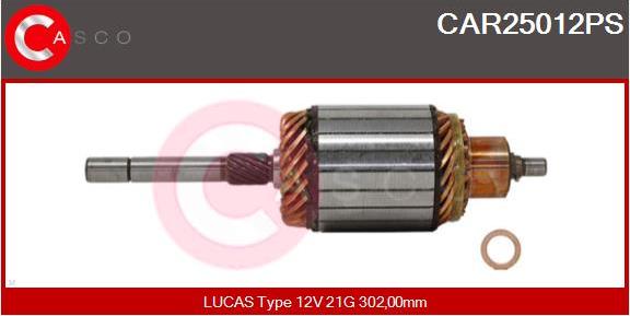 Casco CAR25012PS - Якір, стартер autozip.com.ua