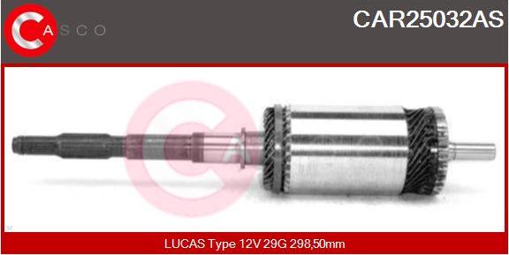 Casco CAR25032AS - Якір, стартер autozip.com.ua
