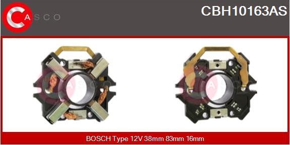 Casco CBH10163AS - Кронштейн, вугільна щітка autozip.com.ua