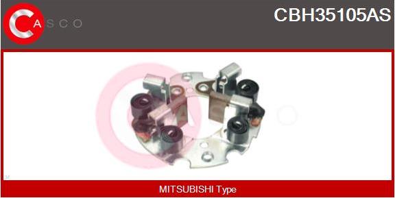 Casco CBH35105AS - Кронштейн, вугільна щітка autozip.com.ua