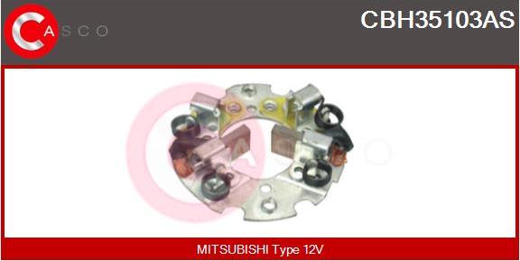 Casco CBH35103AS - Кронштейн, вугільна щітка autozip.com.ua