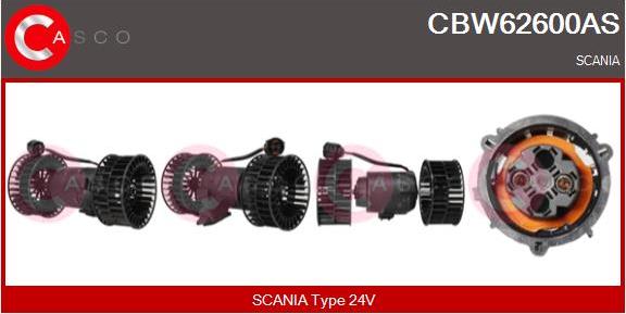 Casco CBW62600AS - Вентилятор салону autozip.com.ua