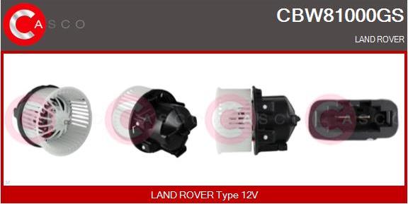 Casco CBW81000GS - Вентилятор салону autozip.com.ua