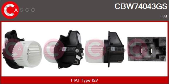 Casco CBW74043GS - Вентилятор салону autozip.com.ua