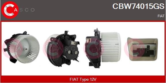 Casco CBW74015GS - Вентилятор салону autozip.com.ua